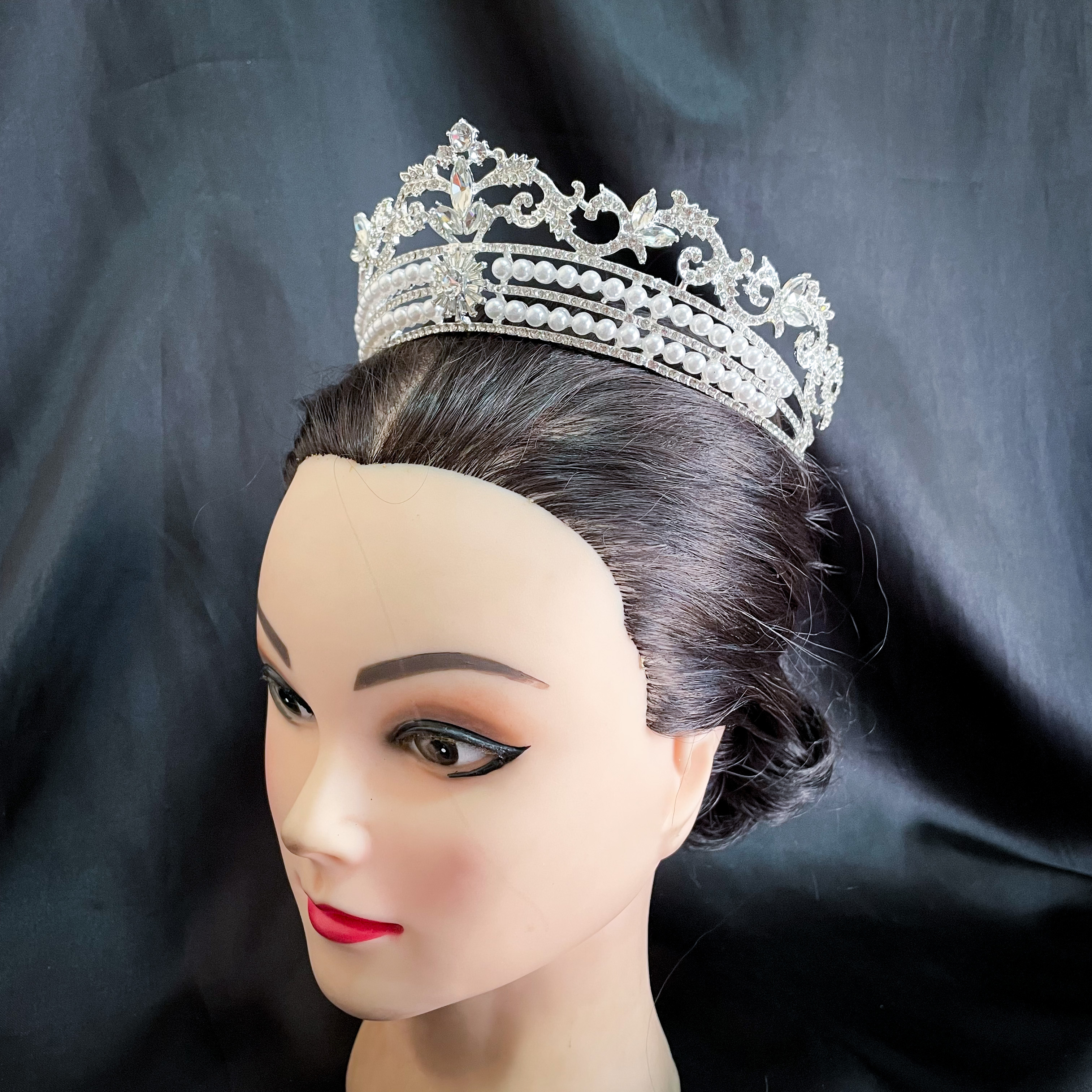 (พร้อมส่ง) เทียร่า 321 มงกุฎเจ้าหญิง งานสวย ปราณีต QCเพชรทุกเม็ด สินค้าพร้อมส่งจากไทย