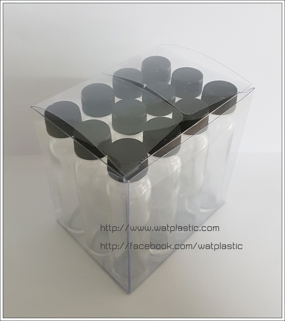 กล่องใส่ น้ำมันมวย แพค 12 ขวด ขนาด 9.9 x 7.4 x 10 cm