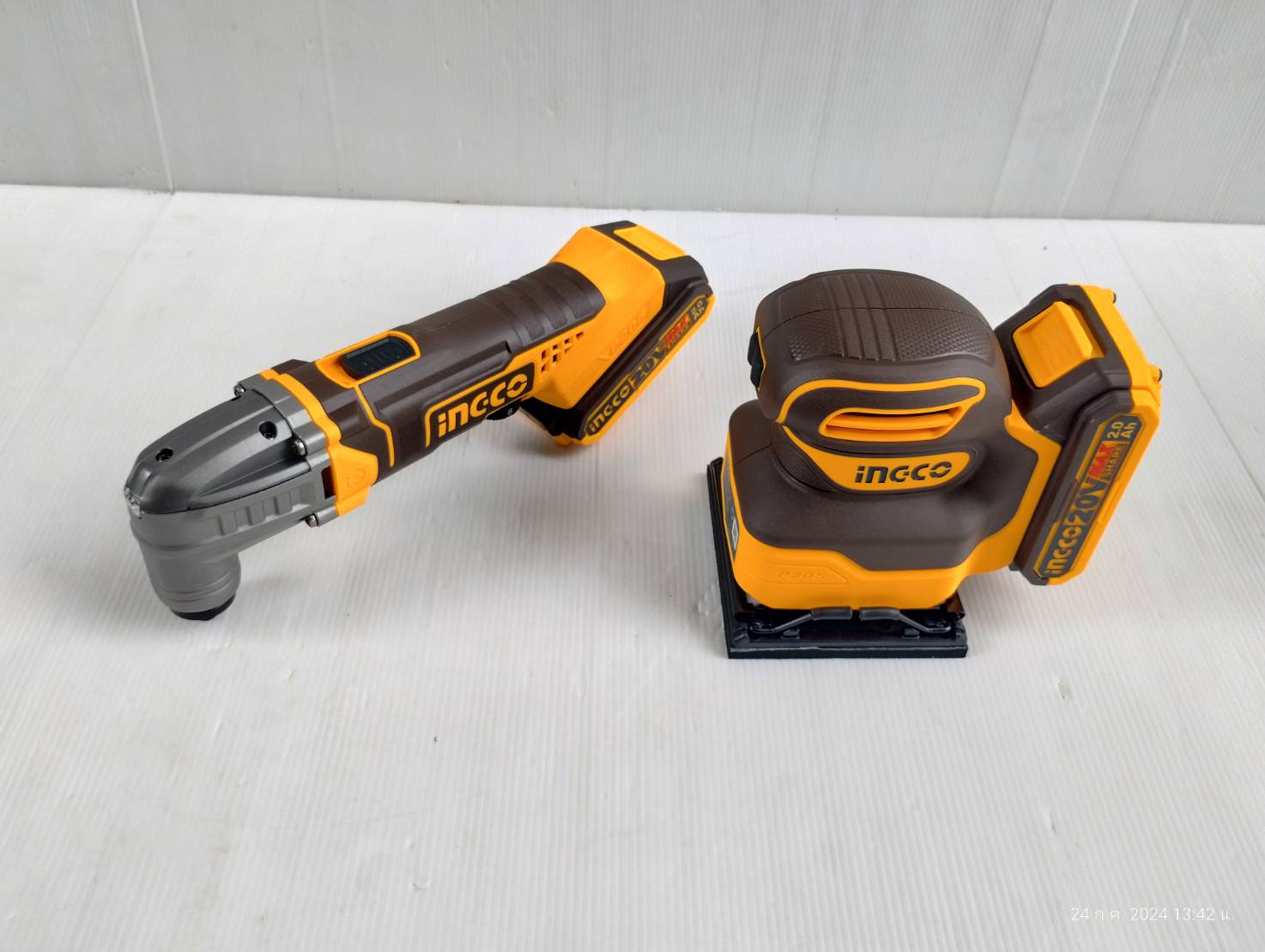 INGCO Combo Set เครื่องอเนกประสงค์+เครื่องขัดกระดาษทราย CKLI20276