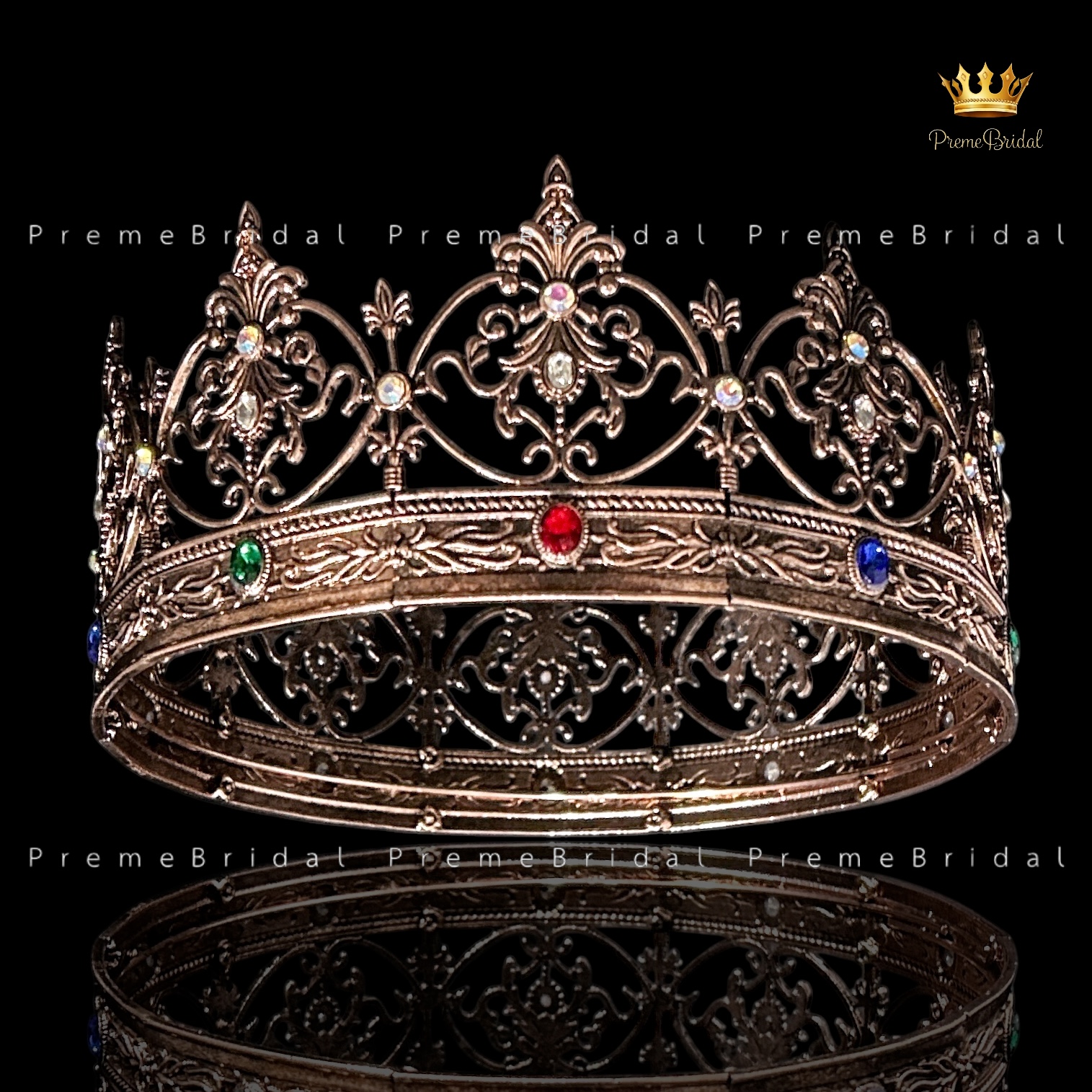 (พร้อมส่ง) มงกุฏผู้ชาย 104 สีโรสโกลด์วินเทจ งานเจ้าชาย งานพระราชา การประกวด สินค้าพร้อมส่ง ไม่ต้องรอนาน งานพรีเมี่ยม ส่งด่วนจาก จ.อุบลราชธานี