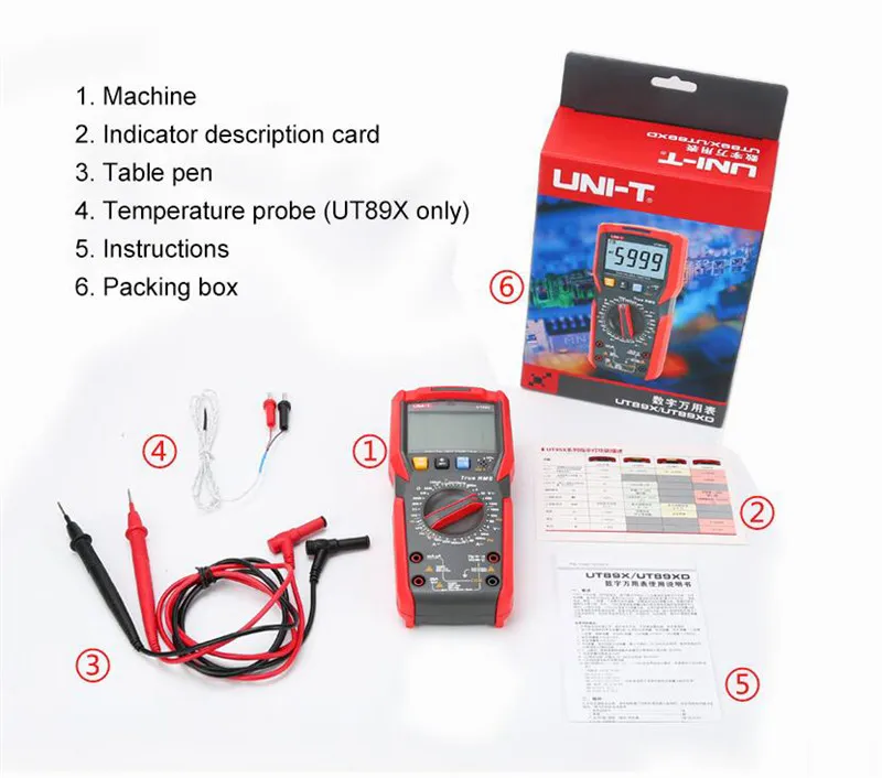 มัลติมิเตอร์ UT89X UNI-T