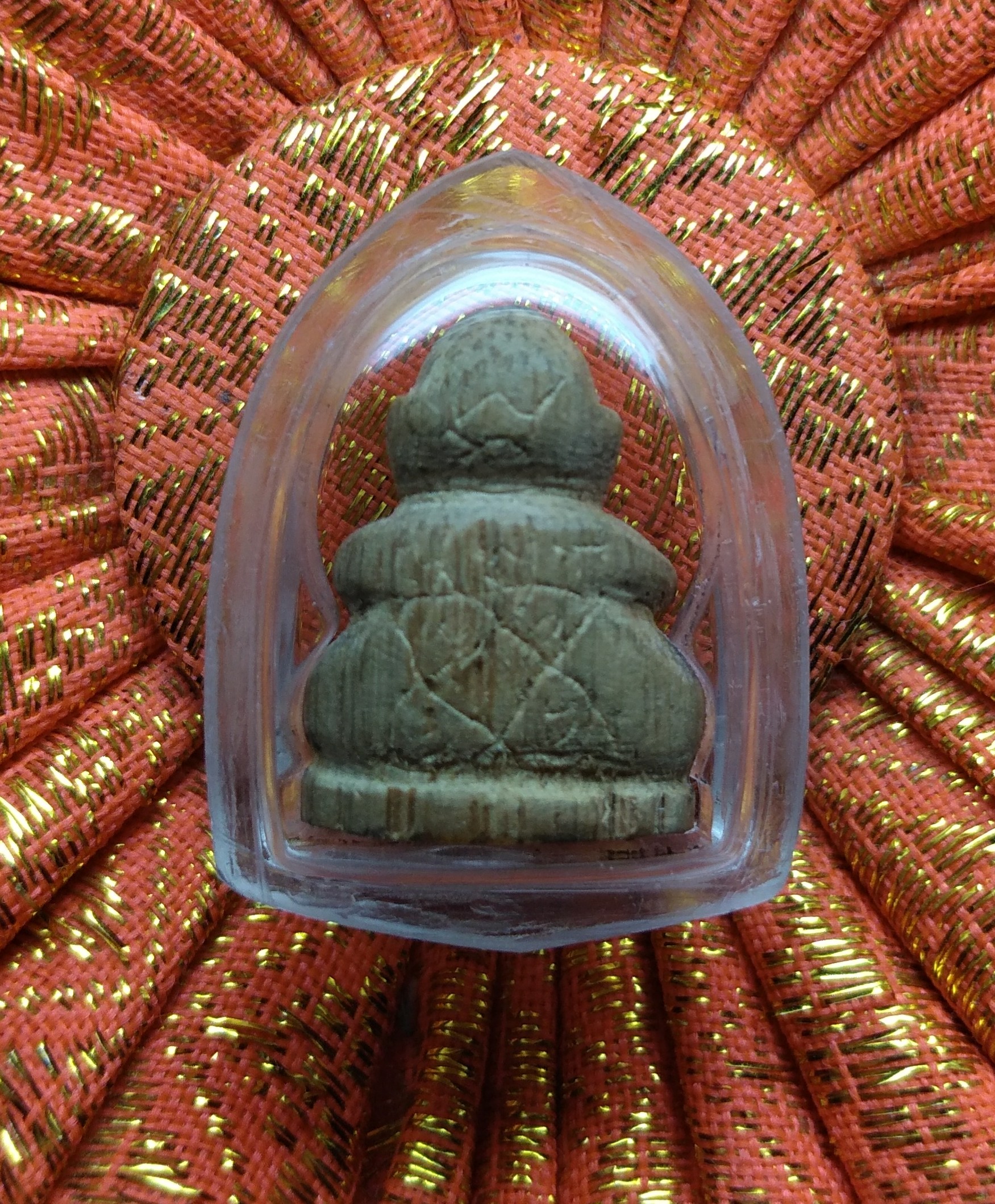 พระปิดตาไม้คูณแกะสลัก หลวงปู่ทิม อิสริโก วัดละหารไร่ จ.ระยอง