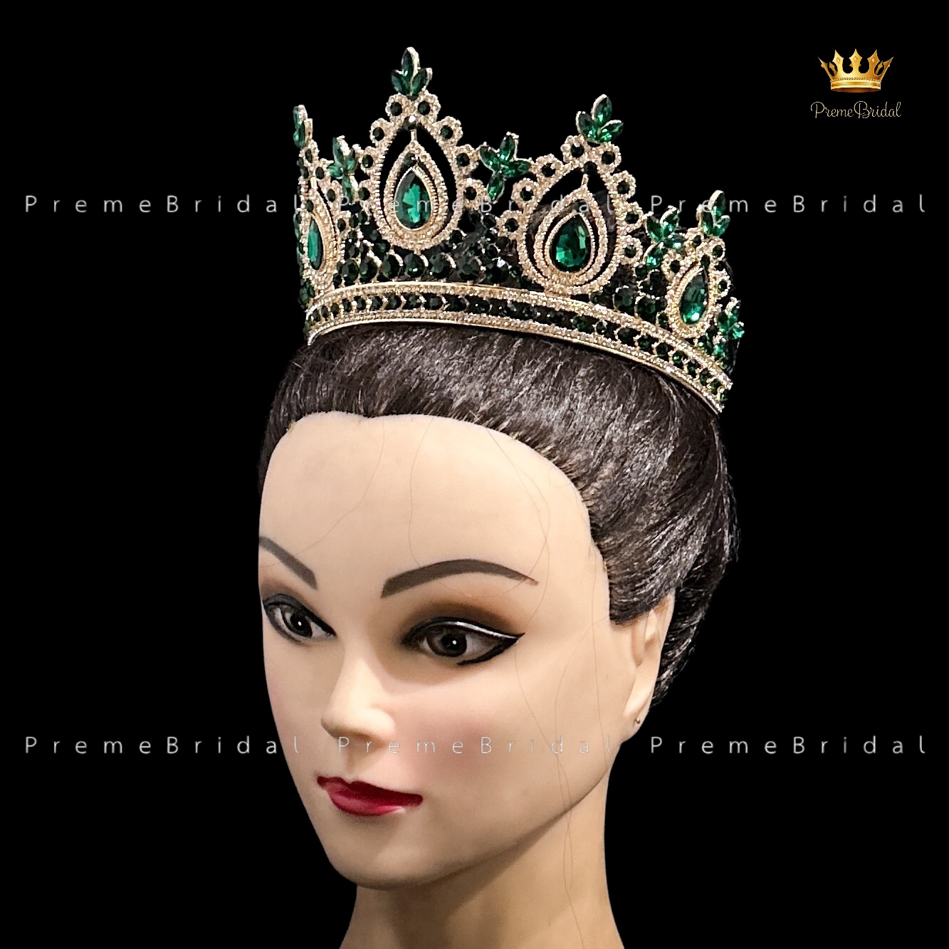 (พร้อมส่ง) เทียร่า 414 มงกุฎนางงาม ครึ่งหัว งานสวย ปราณีต QCเพชรทุกเม็ด สินค้าพร้อมส่งจากไทย