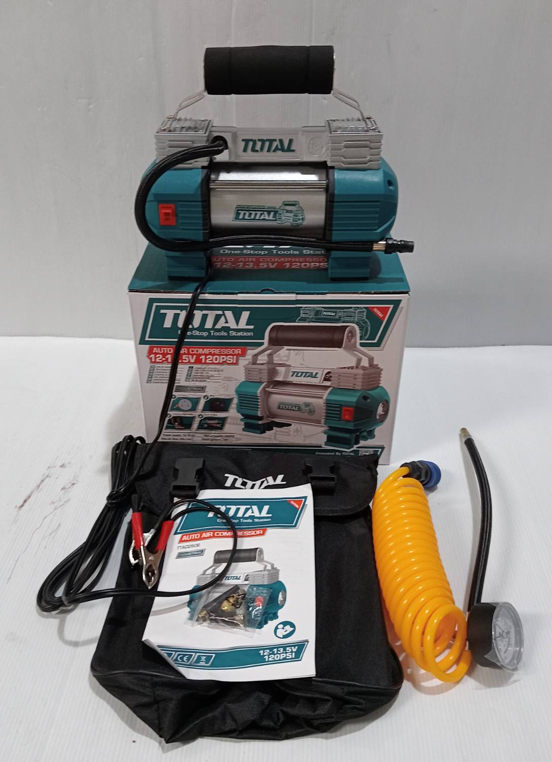 ปั้มลม12V 2สูบ TTAC2506 TOTAL