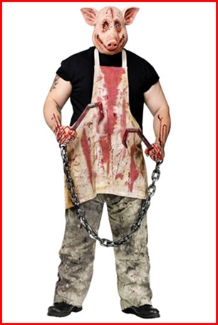 ชุด Butcher Pig / ชุดปีศาจหมู / ชุดฮาโลวีน
