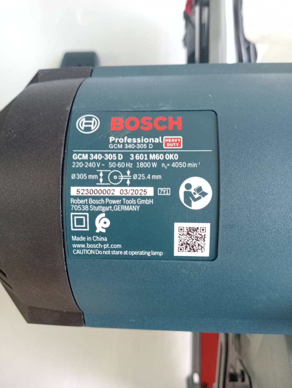 แท่นตัดองศา12" GCM340-305D BOSCH