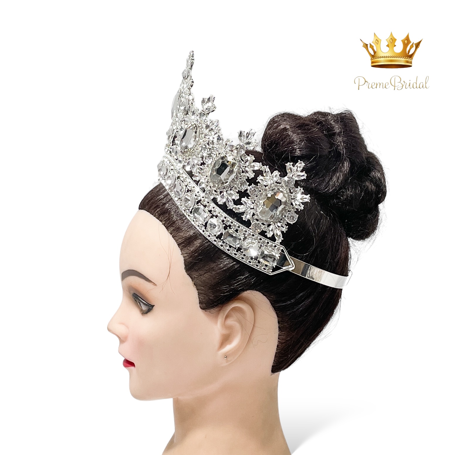 (พร้อมส่งจากไทย) มงกุฏ 100 สีเงิน มงกุฎนางงาม มงกุฎเพชร มงกุฎประกวด สินค้าพร้อมส่ง ไม่ต้องรอนาน งานพรีเมี่ยม