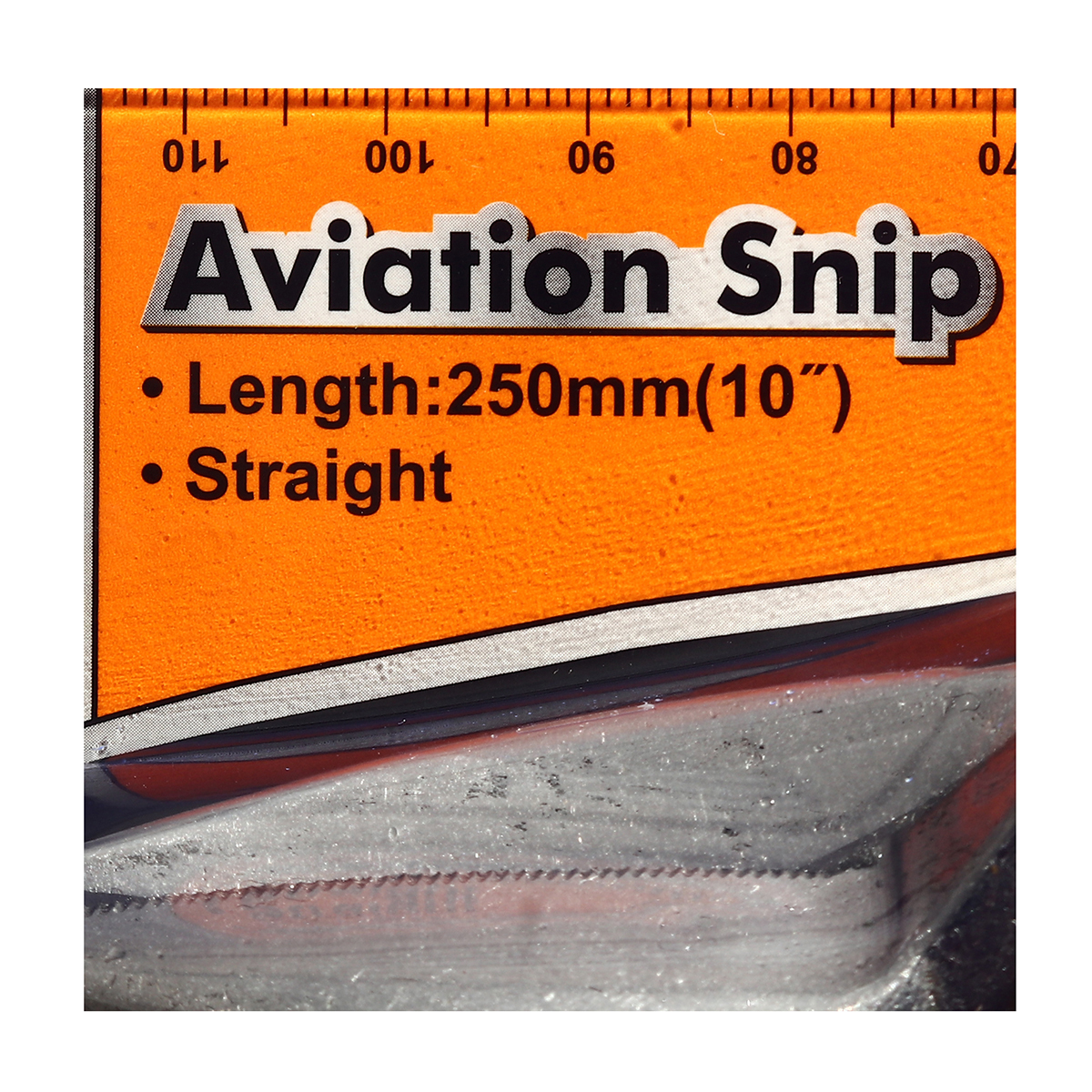 กรรไกรตัดแผ่นเหล็ก 10" ปากตรง HTSN0110S INGCO