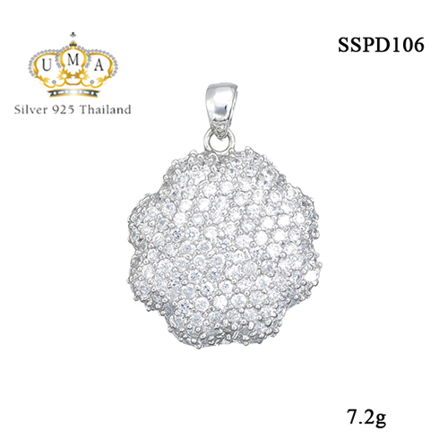 จี้เงินแท้925ประดับเพรชแท้สวิส เกรดดี น้ำใส ,จี้,จี้ เงิน,จี้ เงิน แท้,จี้ เพชร,จี้ เพชร แท้ ราคา ถูก,จี้แฟชั่น,จี้ผู้หญิง,จี้สวยๆ,Pendant silver925
