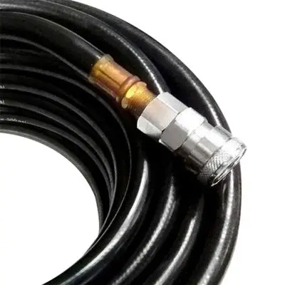 สายลม PVC 3/8 นิ้ว พร้อมข้อต่อ EUROX ความยาว 15 เมตร สีดำ