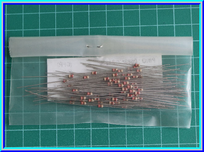 10x ตัวต้านทาน 2.2 Kohm 1/8 Watt 5% Royal Ohm