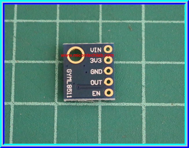 1x ML8511 เซ็นเซอร์วัดความเข้มรังสี UV อัลตร้าไวโอเลต Ultraviolet UV