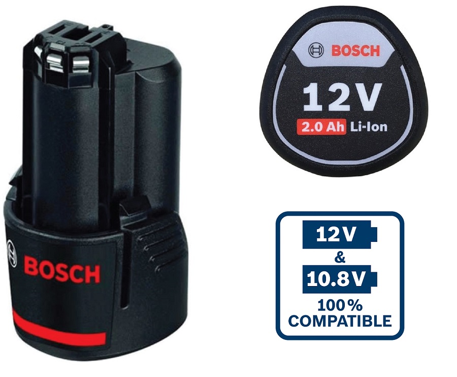แบตเตอรี่ 12V / 2.0Ah BOSCH 1600A00F6X
