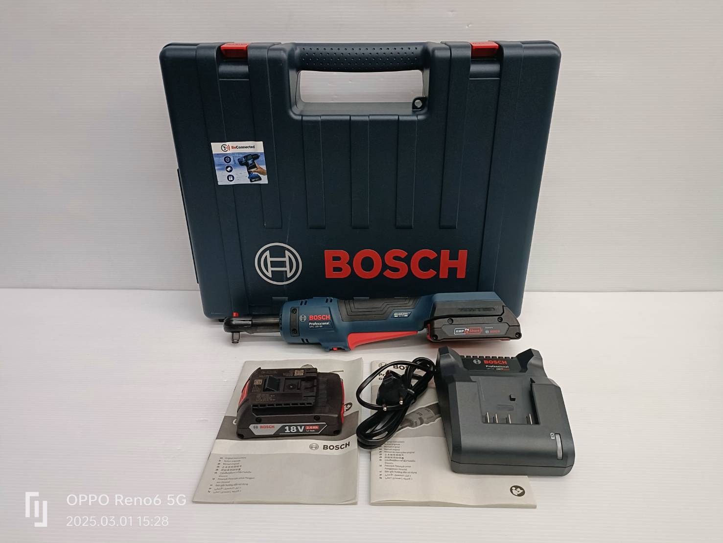 ประแจด้ามฟรี3/8" 18V GRC18V-60 BOSCH 06019N80K2