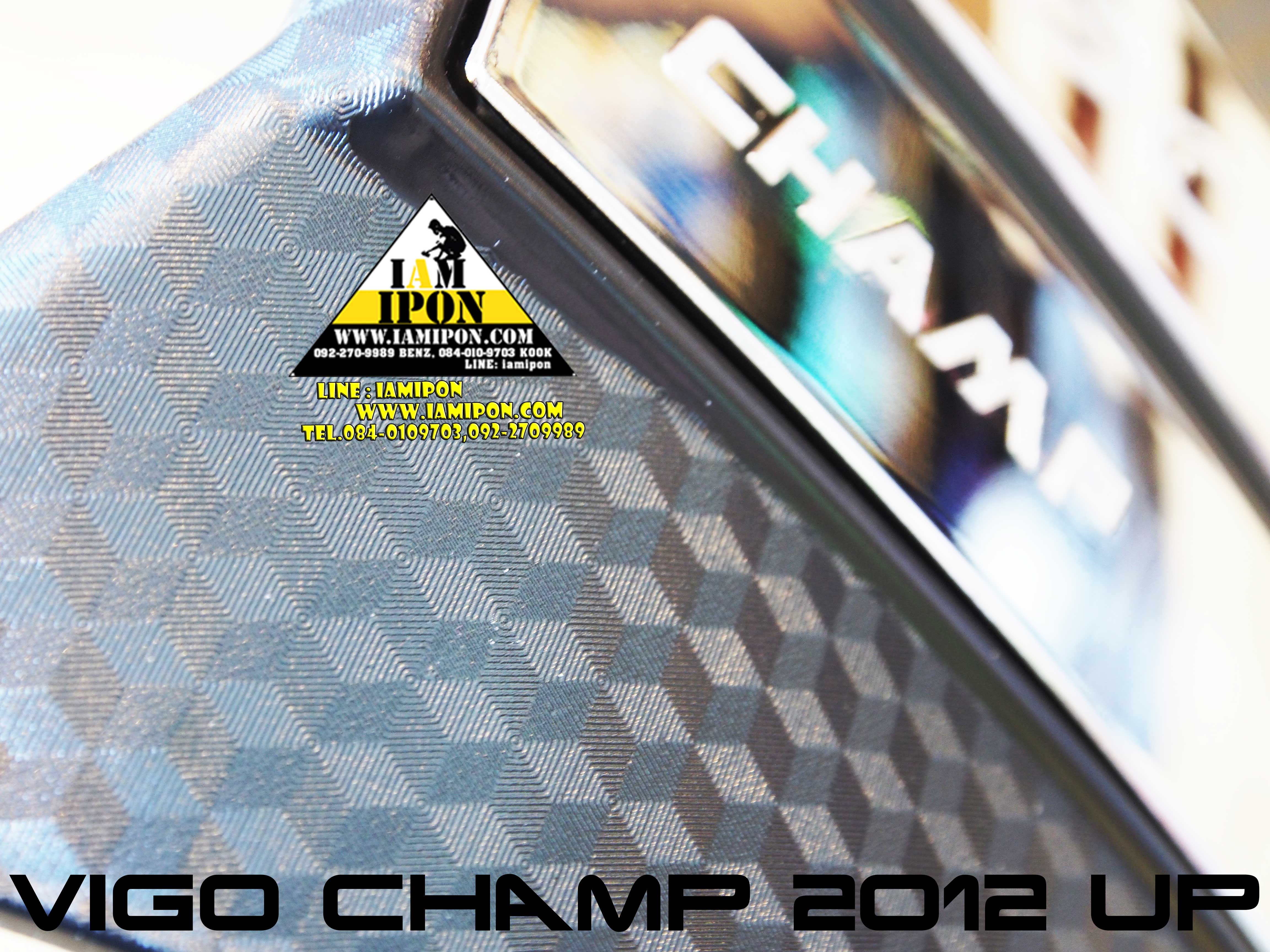 TAIL LAMP COVER VIGO CHAMP KEVLAR&CHROMIUM ครอบไฟท้ายเคฟล่าและโครเมียมวีโก้เเชมป์