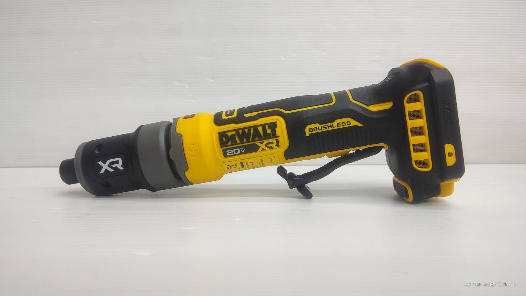 DEWALT รุ่น DCG420N-KRP เครื่องเจียร์คอตรงไร้สาย 4 นิ้ว แบบ Slim Body