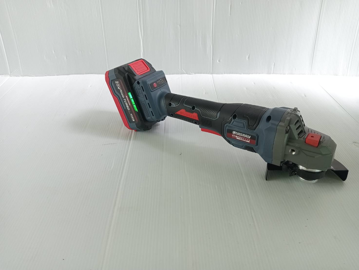 MASARU SCG-600-B1 เครื่องเจียร์ไร้สาย 4 นิ้ว Power Turbo 20V แบตรุ่นใหม่