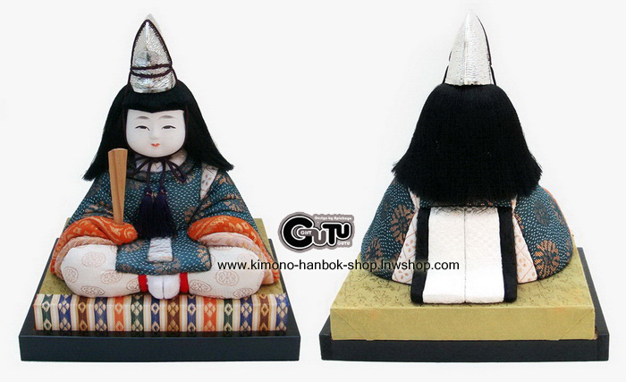 Set.ตุ๊กตาฮินะเด็กคู่+ฉาก(M)