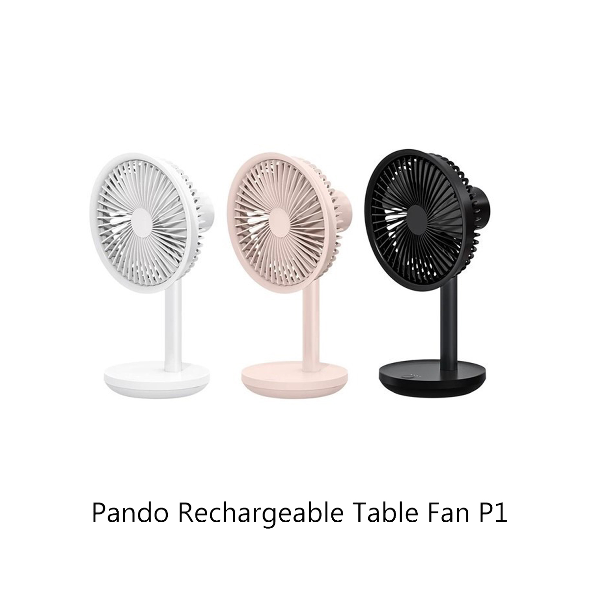 Pando Rechargeable Table Fan P1 พัดลมตั้งโต๊ะ (รับประกัน 1 ปี)