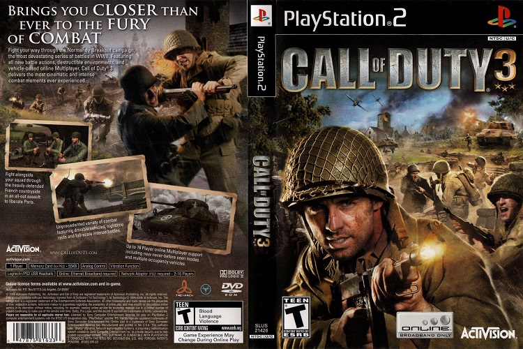 CALL OF DUTY 3 [US : DVD5 1 Disc]