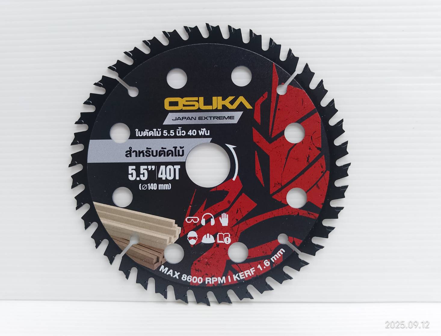 ใบตัดไม้ 5.5 นิ้ว 40 ฟัน OSASW9004 OSUKA