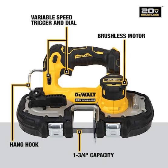 เลื่อยสายพายมือเดียว 18V DCS377NT DEWALT พร้อมกล่อง TSTAK