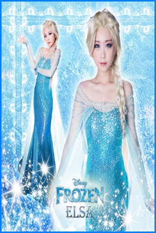 ชุดเอลซ่า Elsa Frozen