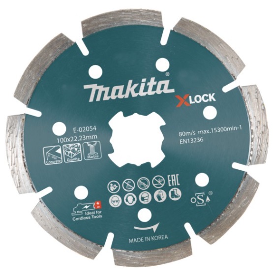 ใบเพชร4" Segmented Rim MAKITA X-LOCK