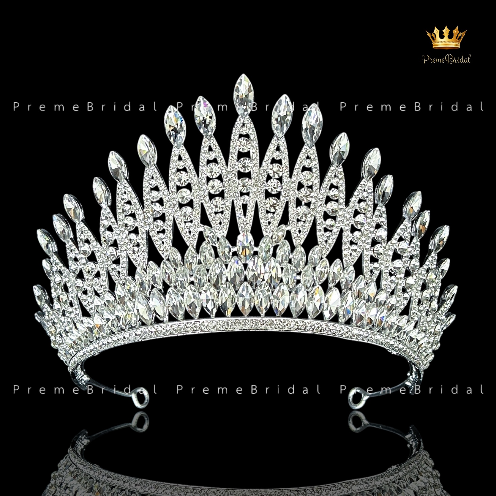 (พร้อมส่ง) เทียร่า 456 มงกุฎครึ่งหัว นางงาม งานสวย ปราณีต QCเพชรทุกเม็ด สินค้าพร้อมส่งจากไทย ไม่ต้องรอจีน