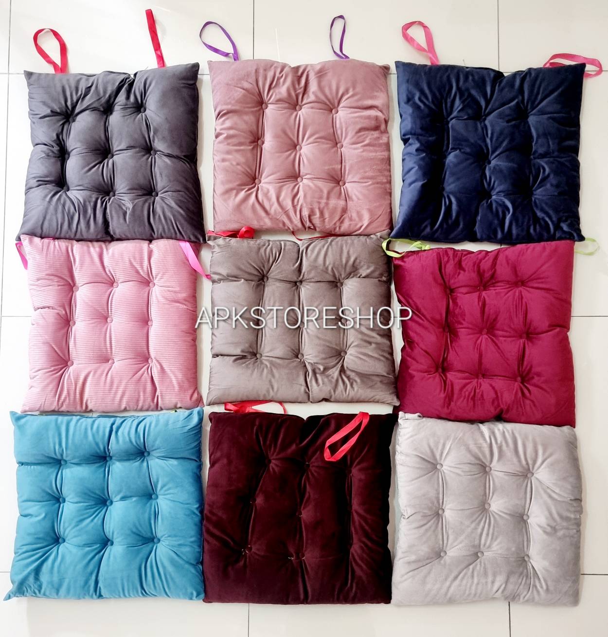 ขายส่ง เบาะรองนั่ง สี่เหลี่ยม ส่ง 35 บาท