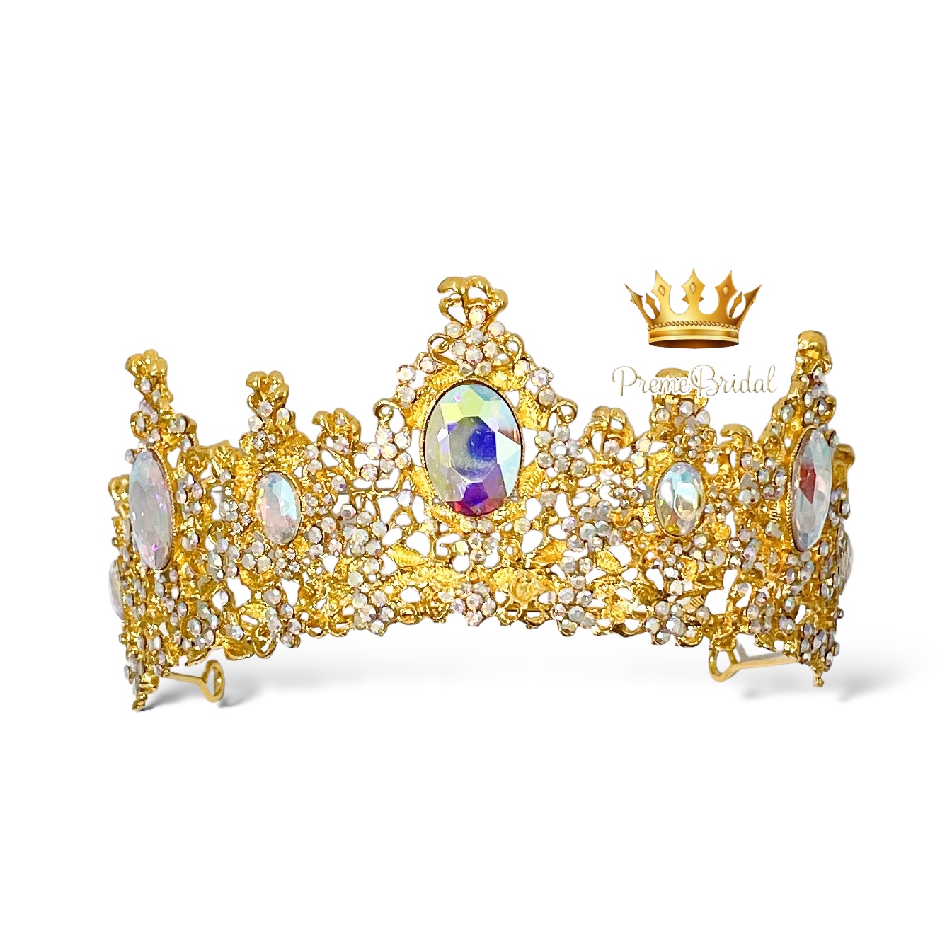 (พร้อมส่ง) เทียร่า 413 มงกุฎนางงาม ครึ่งหัว งานสวย ปราณีต QCเพชรทุกเม็ด สินค้าพร้อมส่งจากไทย