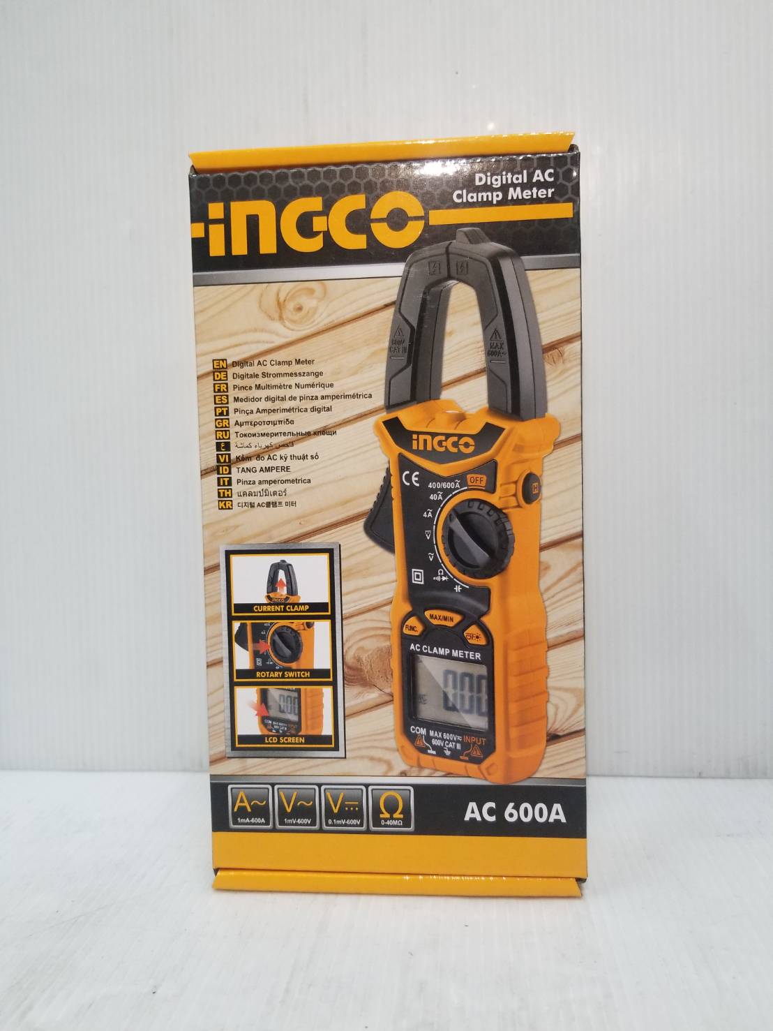 แคลมป์มิเตอร์ดิจิตอล รุ่น DCM6003 INGCO