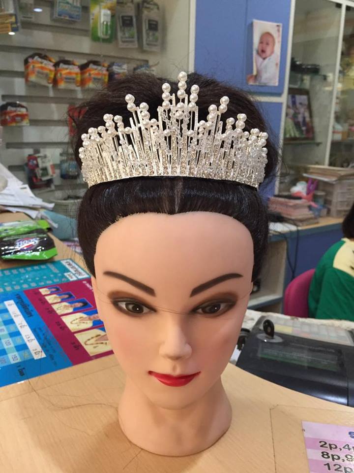 (พร้อมส่ง) เทียร่า 121 สีทอง