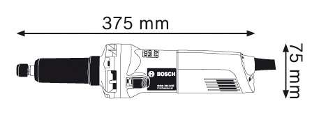 หินเจียรคอตรง GGS28LCE BOSCH