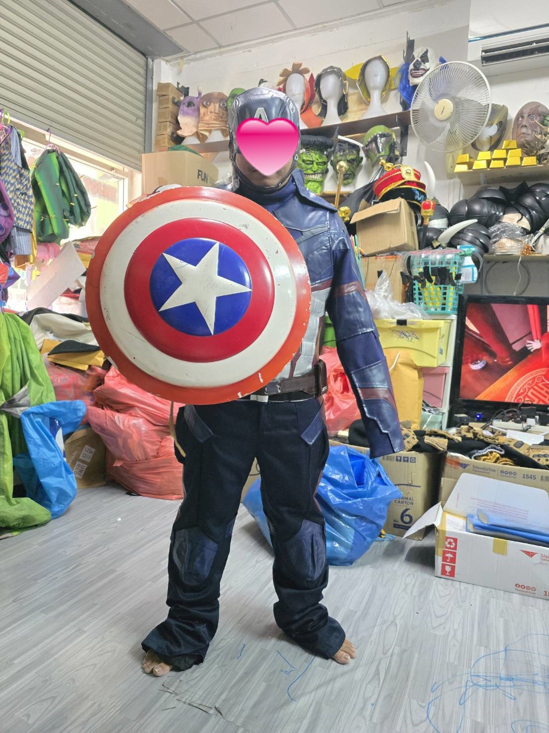 ชุดกัปตันอเมริกา แบบพรีเมี่ยม