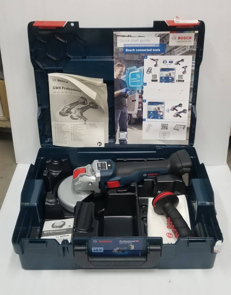 หินเจียรไร้สาย5" GWX18V-10SC BOSCH SOLO X-LOCK