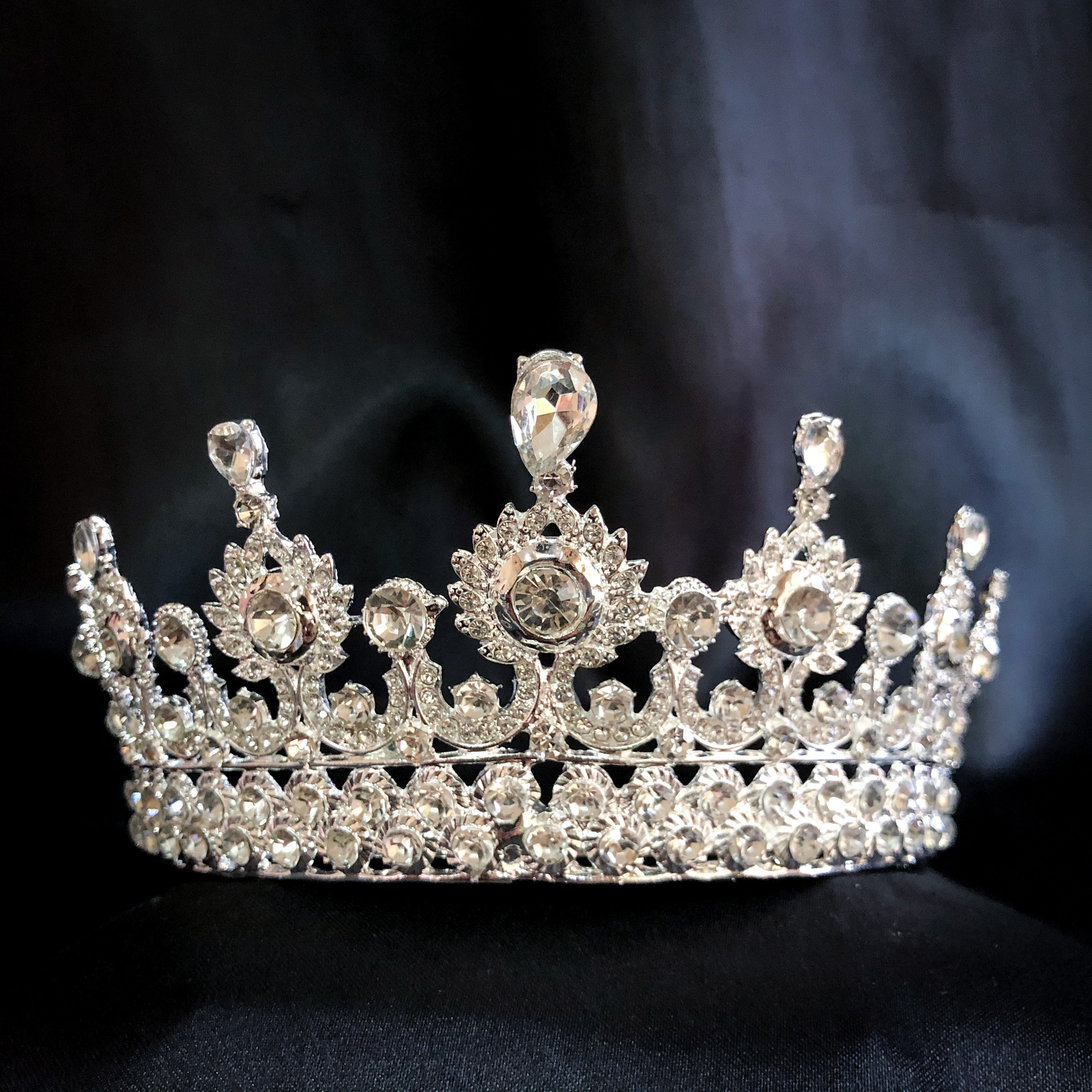 (พร้อมส่ง) เทียร่า 286 มงกุฎนางงาม มงกุฎเจ้าหญิง งานสวย ปราณีต QCเพชรทุกเม็ด สินค้าพร้อมส่งจากไทย