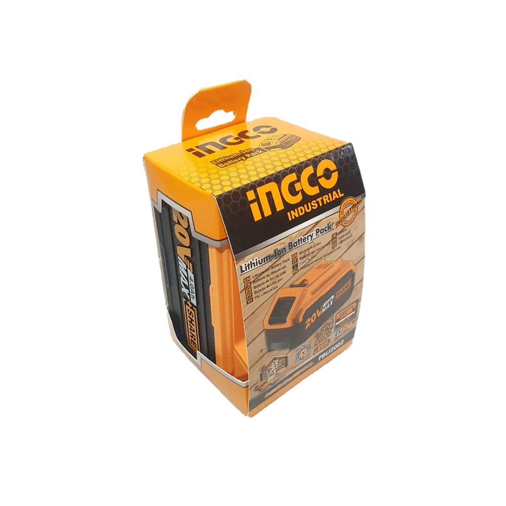 แบตเตอรี่ 20V 4.0Ah FBLI2002 INGCO