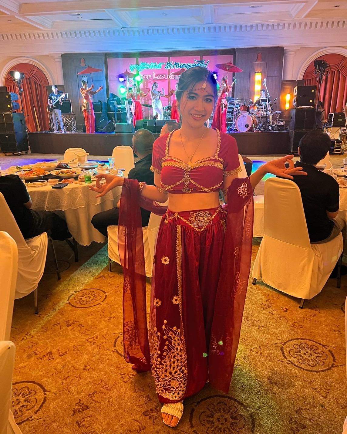 ชุดเจ้าหญิงเปอร์เซีย สีแดง