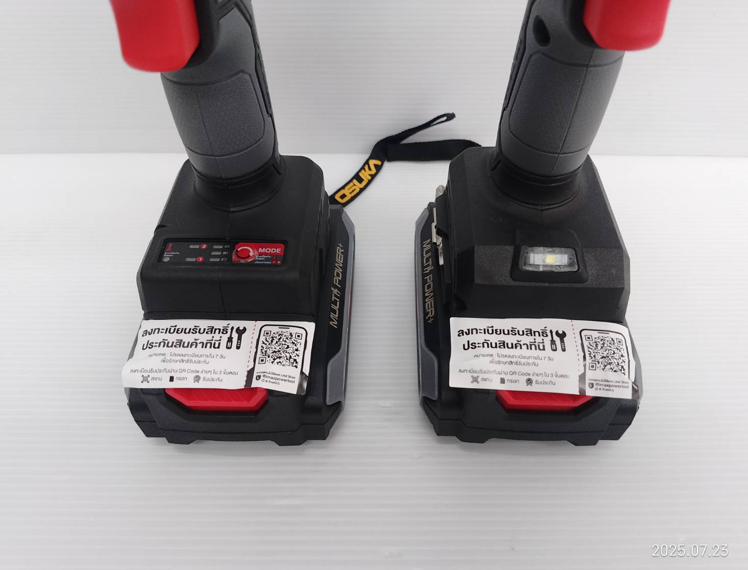 ชุดสว่าน-บล็อกไร้สายไร้แปรงถ่าน OCK158-D2 OSUKA