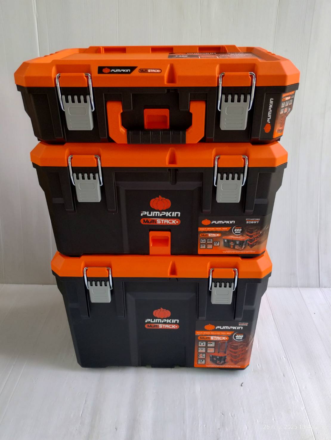 ชุดกล่องเครื่องมือ 5ชิ้น MultiSTACK+ PTT-MST5 PUMPKIN 20908