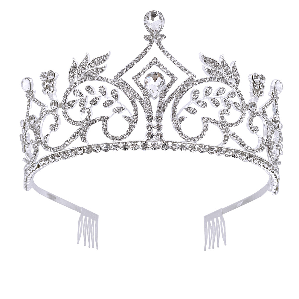 (พร้อมส่ง) เทียร่า 402 มงกุฎนางงาม งานสวย ปราณีต QCเพชรทุกเม็ด สินค้าพร้อมส่งจากไทย