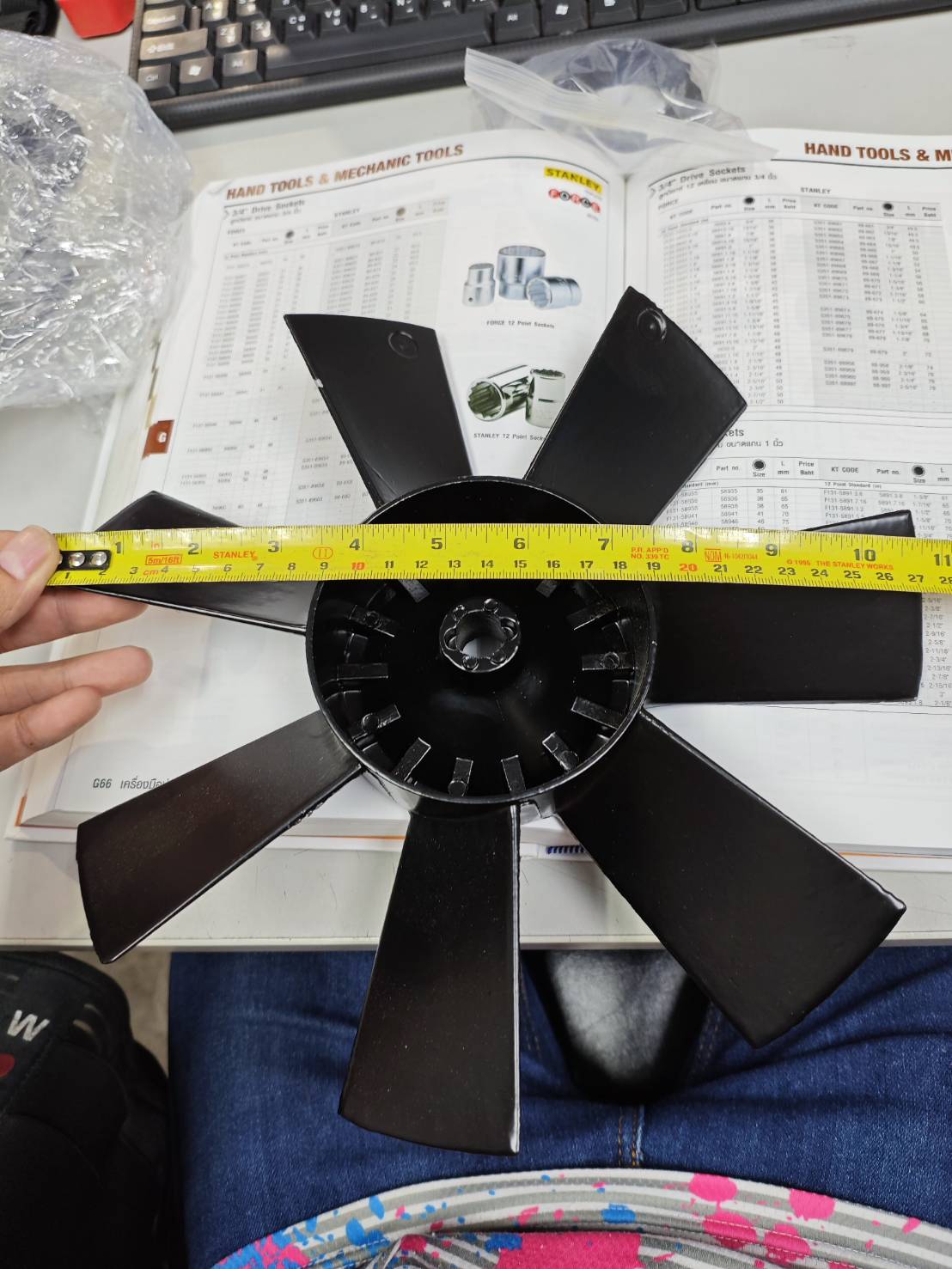 อะไหล่ใบพัดลมอุโมง SHT-30 12" POLO #P232-0062