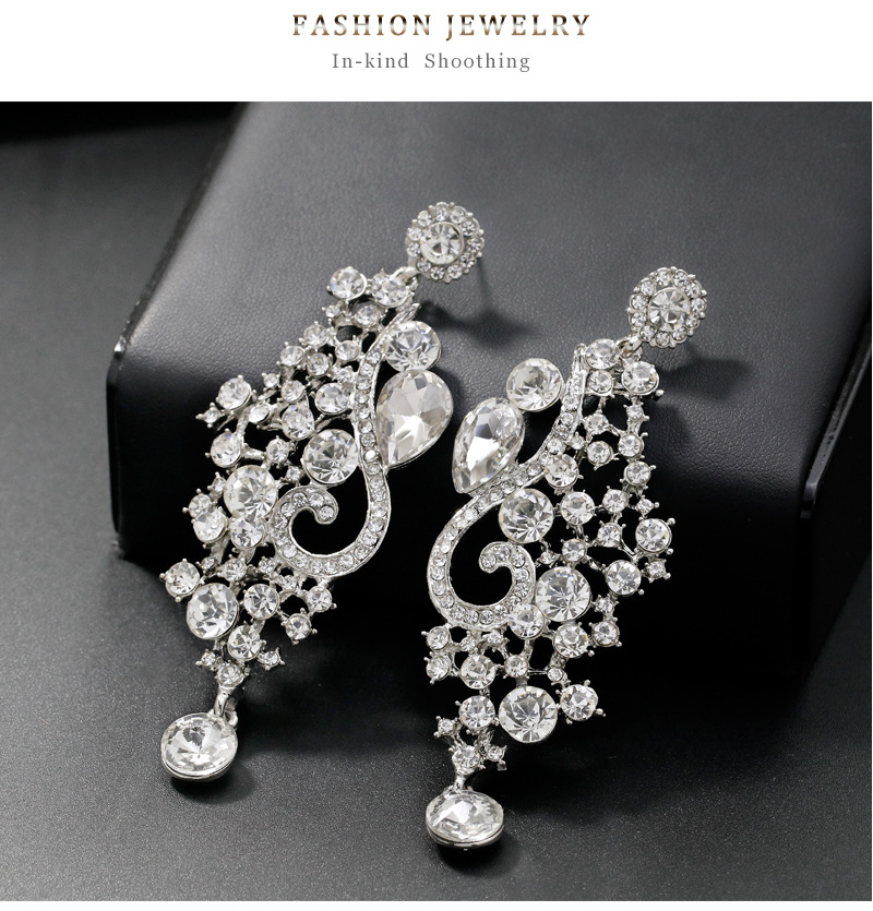 (พร้อมส่ง) ต่างหู 092 (เข็ม) ต่างหูนางงาม