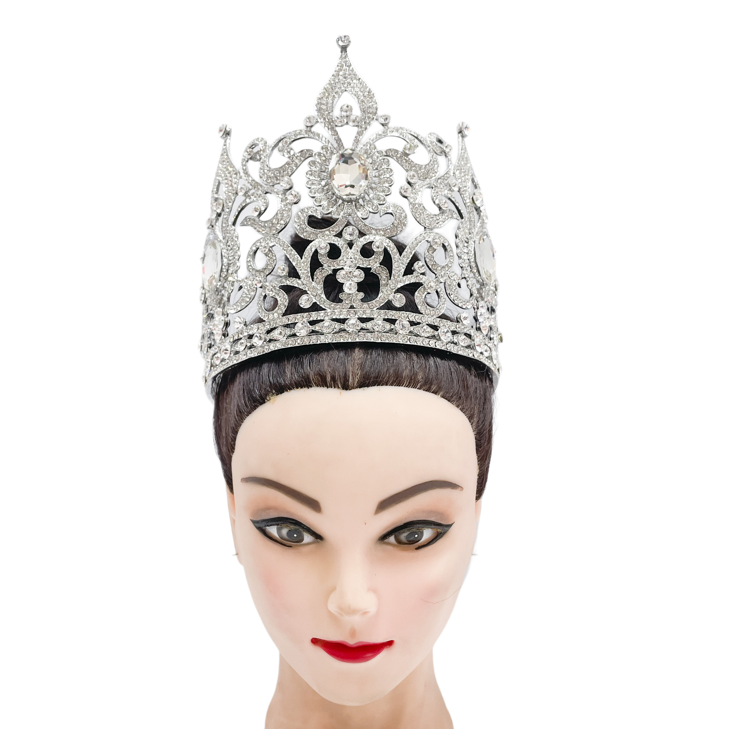 (พร้อมส่งจากไทย) มงกุฏ 102 สีเงิน มงกุฎนางงาม มงกุฎเพชร มงกุฎประกวด สินค้าพร้อมส่ง ไม่ต้องรอนาน งานพรีเมี่ยม