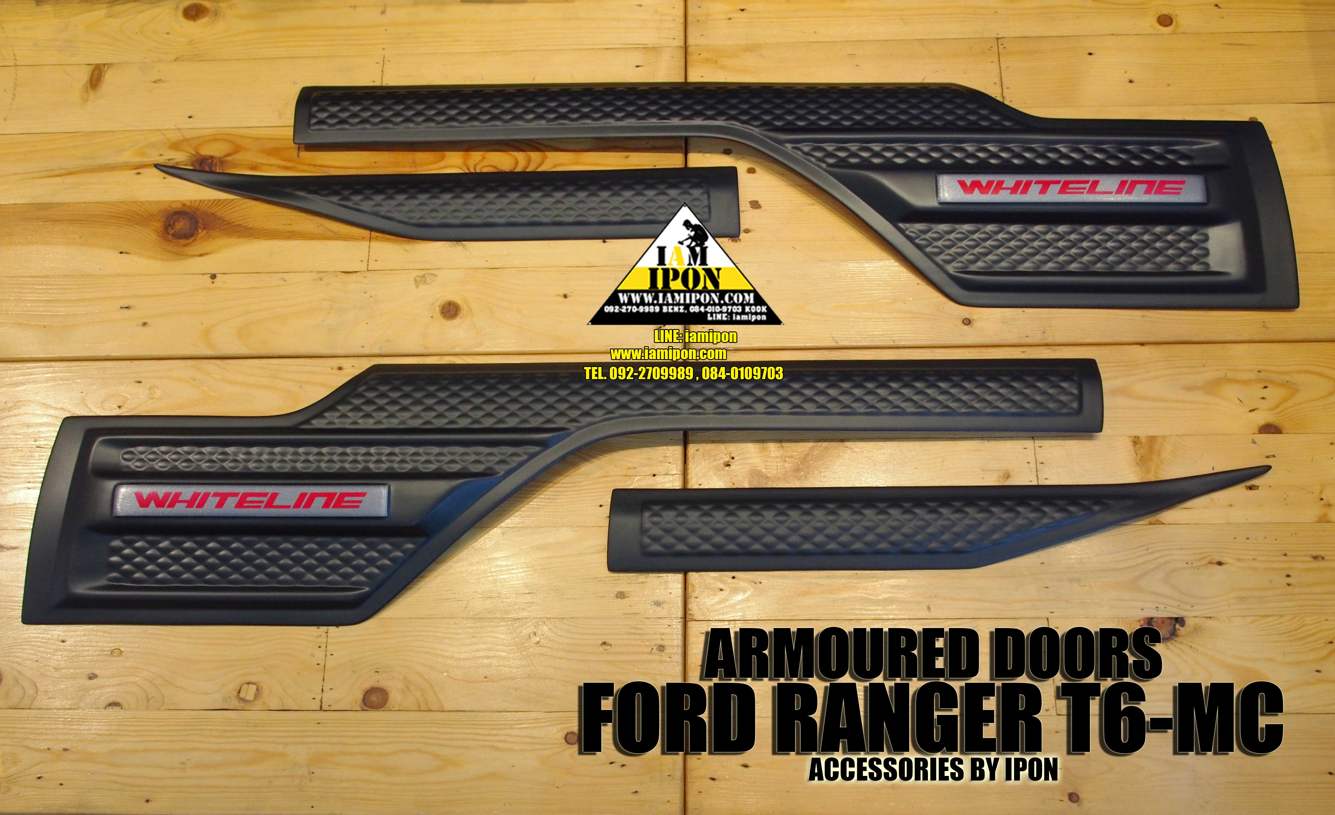 ARMOURED DOORS FORD RANGER T6-MC ชุดกาบประตูด้านบนฟอร์ดเรนเจอร์ T6-MC