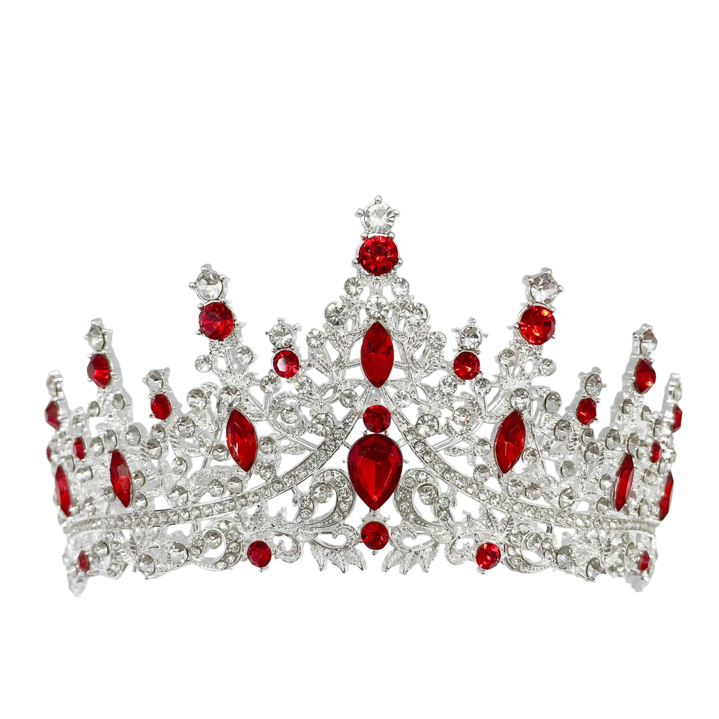 (พร้อมส่ง) เทียร่า 273 สีเงิน-แดง มงกุฎนางงาม งานสวย ปราณีต QCเพชรทุกเม็ด ร้านคนไทย คุยง่าย ส่งเร็ว