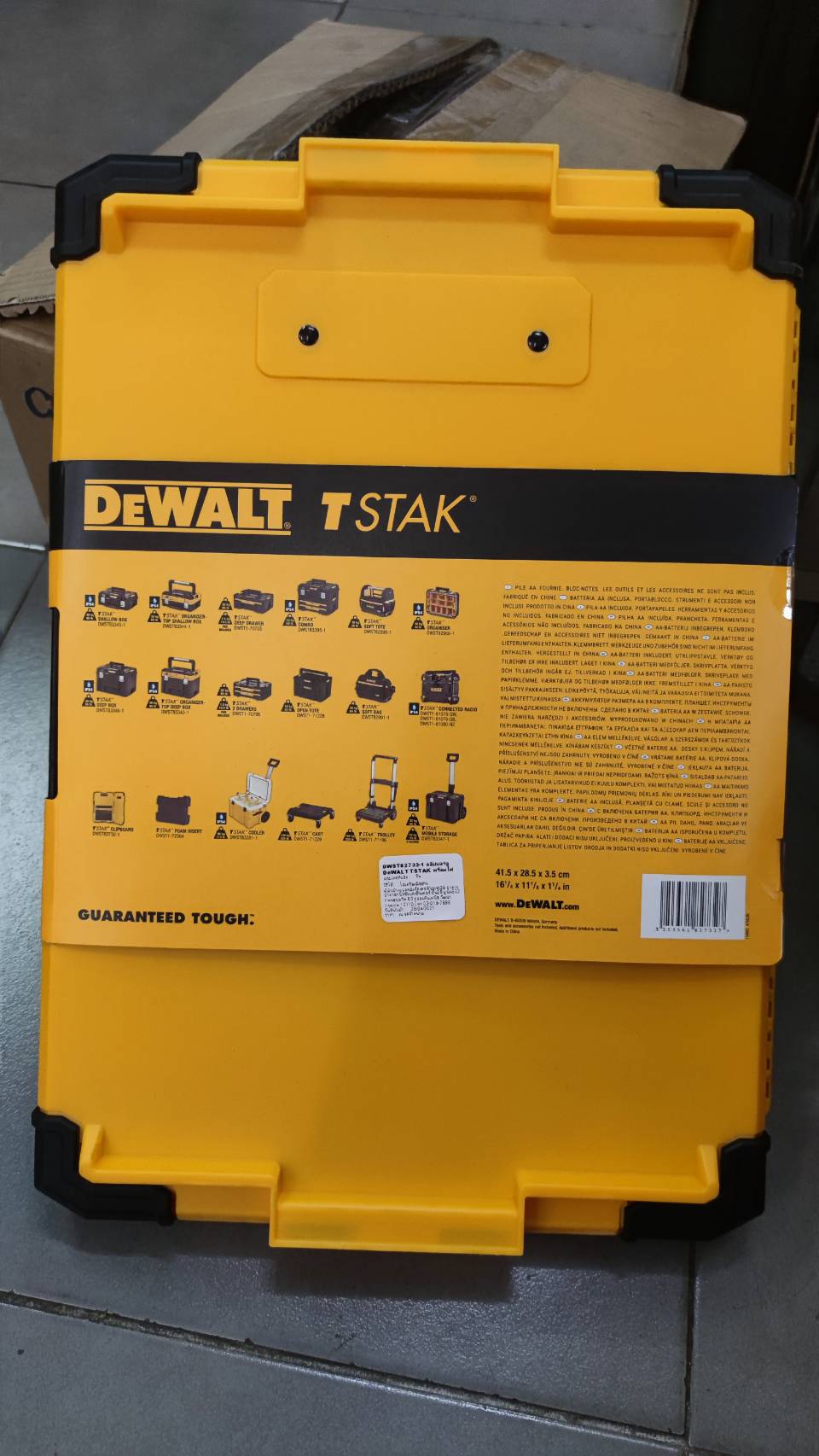 ถาดใส่ของ+ไฟLED DWST82732-1 DEWALT T-STAK