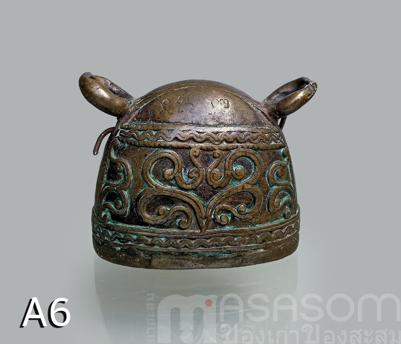 กระดึงคอวัวทองเหลืองโบราณ