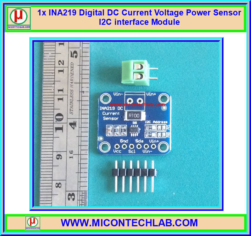 1x INA219 Digital DC Current Voltage Power Sensor I2C interface Module